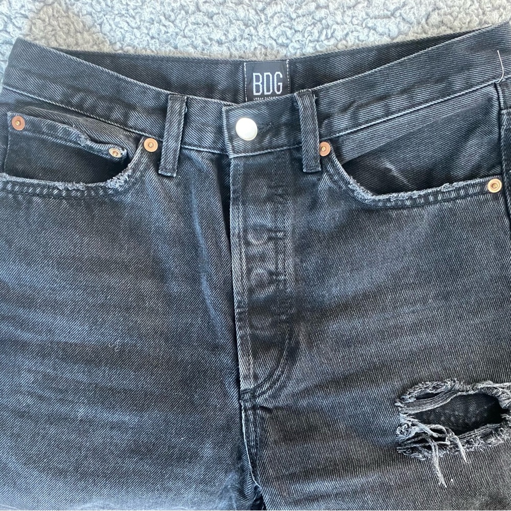Black Ripped Jeans - Picture 2 of 3